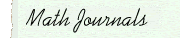 the math
                                      journal project